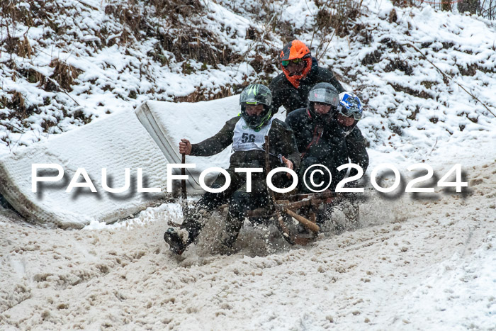 53. Hornschlittenrennen Partenkirchen, 06.01.2024