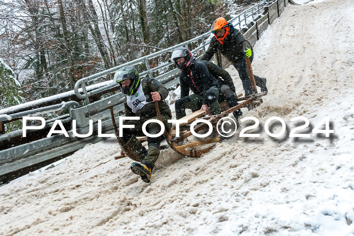 53. Hornschlittenrennen Partenkirchen, 06.01.2024