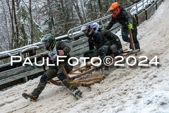 53. Hornschlittenrennen Partenkirchen, 06.01.2024