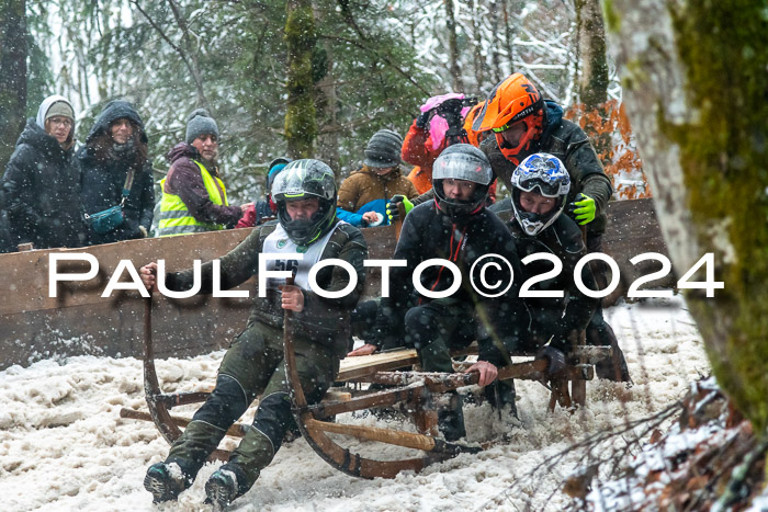 53. Hornschlittenrennen Partenkirchen, 06.01.2024