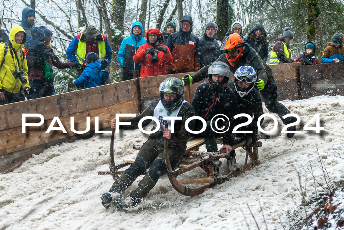 53. Hornschlittenrennen Partenkirchen, 06.01.2024