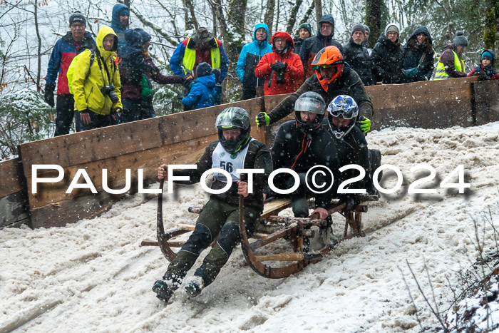 53. Hornschlittenrennen Partenkirchen, 06.01.2024