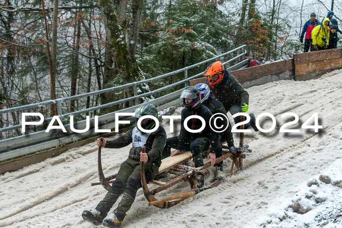 53. Hornschlittenrennen Partenkirchen, 06.01.2024