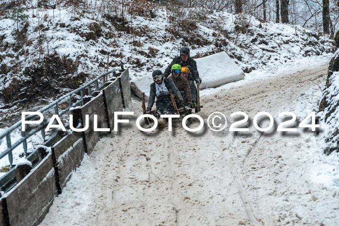 53. Hornschlittenrennen Partenkirchen, 06.01.2024