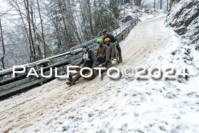 53. Hornschlittenrennen Partenkirchen, 06.01.2024