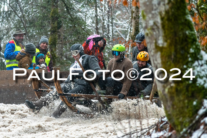 53. Hornschlittenrennen Partenkirchen, 06.01.2024