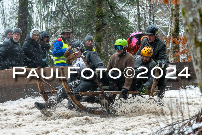 53. Hornschlittenrennen Partenkirchen, 06.01.2024