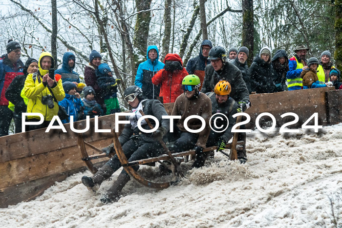 53. Hornschlittenrennen Partenkirchen, 06.01.2024