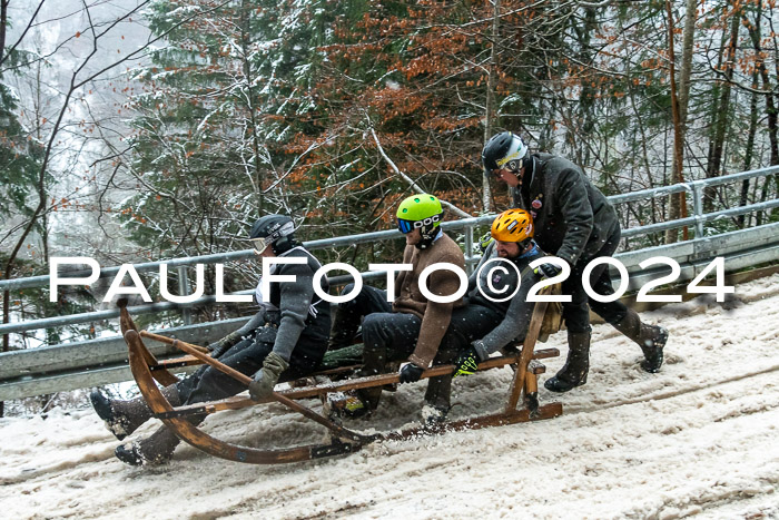 53. Hornschlittenrennen Partenkirchen, 06.01.2024