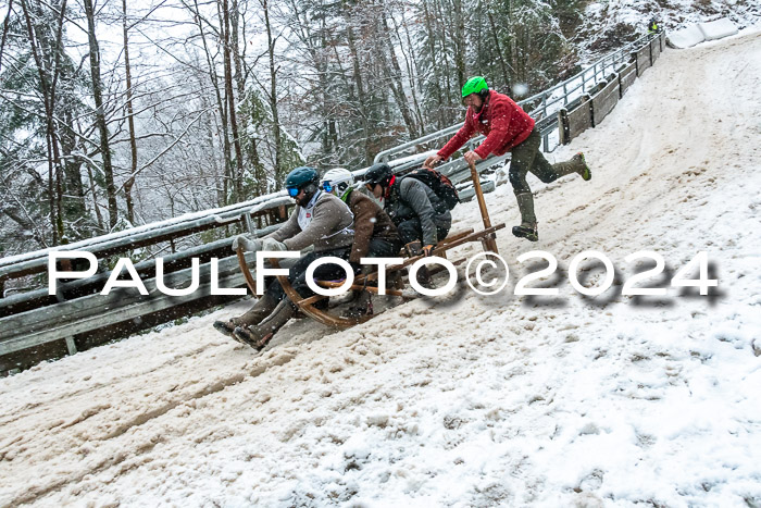 53. Hornschlittenrennen Partenkirchen, 06.01.2024