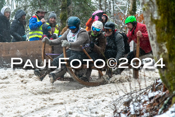 53. Hornschlittenrennen Partenkirchen, 06.01.2024