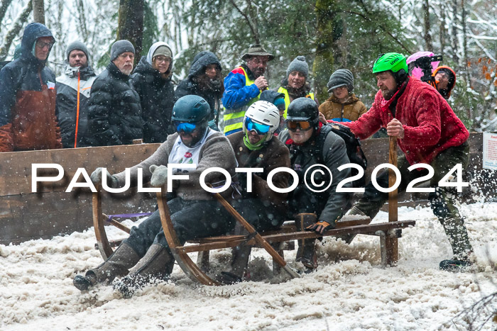 53. Hornschlittenrennen Partenkirchen, 06.01.2024