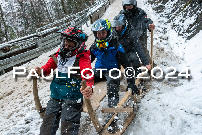 53. Hornschlittenrennen Partenkirchen, 06.01.2024