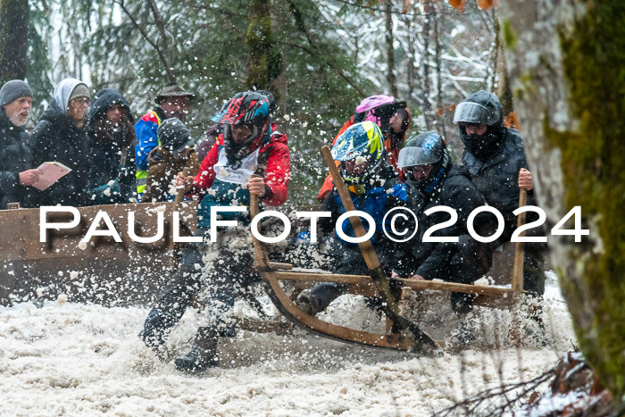53. Hornschlittenrennen Partenkirchen, 06.01.2024