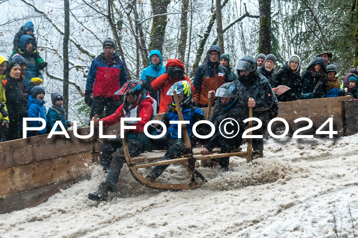 53. Hornschlittenrennen Partenkirchen, 06.01.2024