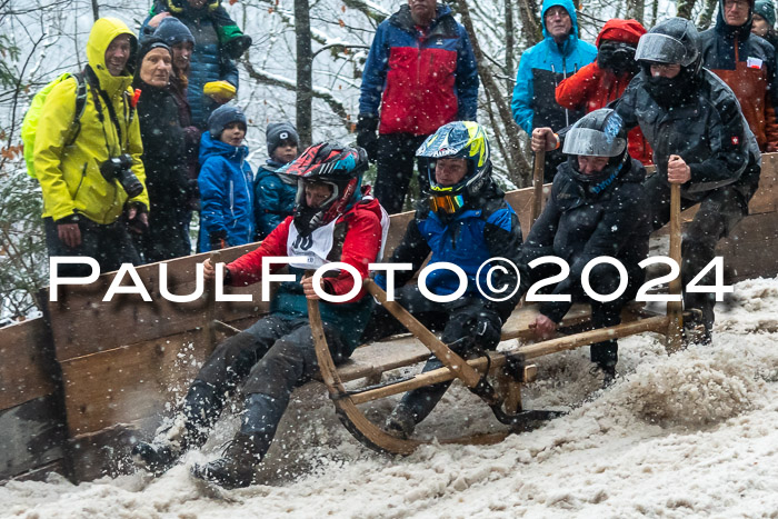53. Hornschlittenrennen Partenkirchen, 06.01.2024