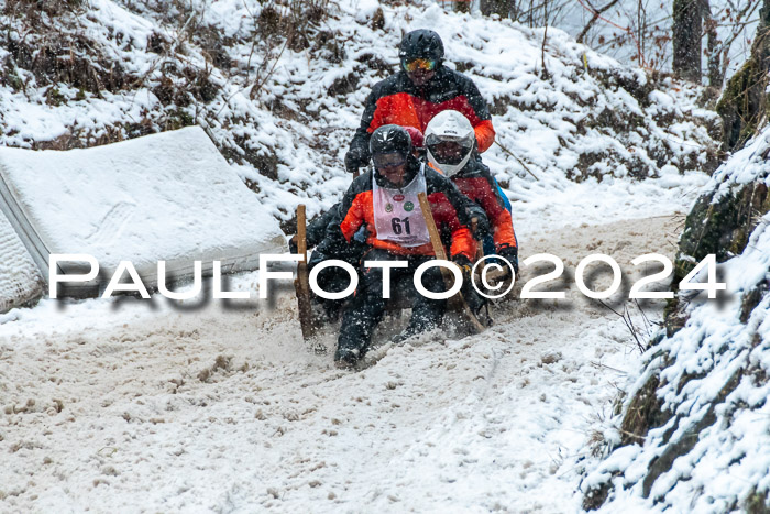 53. Hornschlittenrennen Partenkirchen, 06.01.2024