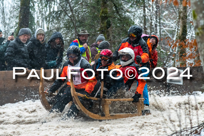 53. Hornschlittenrennen Partenkirchen, 06.01.2024