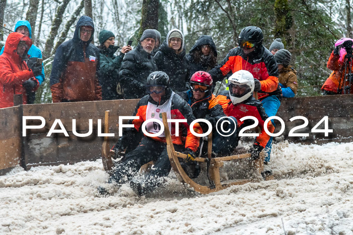 53. Hornschlittenrennen Partenkirchen, 06.01.2024