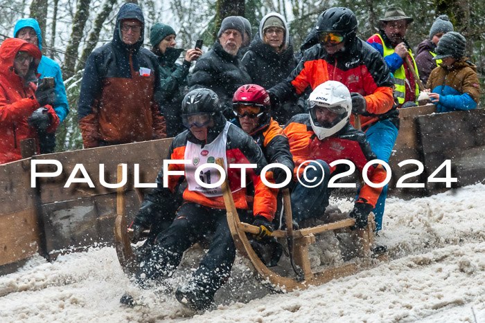 53. Hornschlittenrennen Partenkirchen, 06.01.2024
