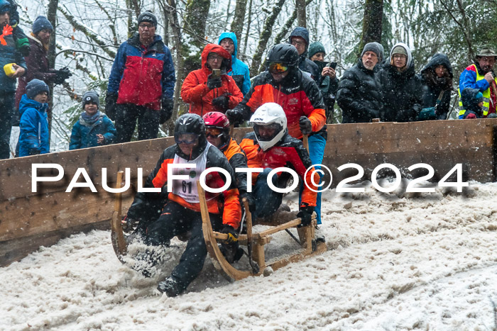 53. Hornschlittenrennen Partenkirchen, 06.01.2024