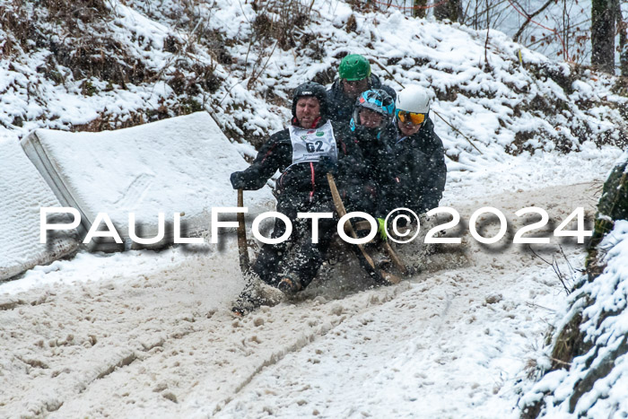 53. Hornschlittenrennen Partenkirchen, 06.01.2024