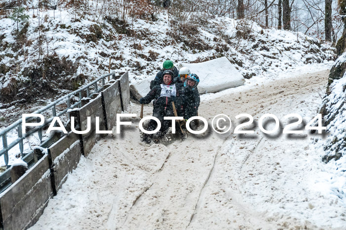 53. Hornschlittenrennen Partenkirchen, 06.01.2024