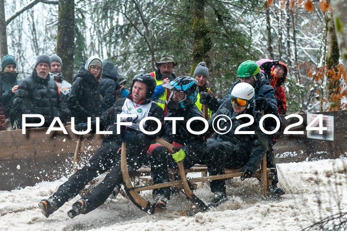 53. Hornschlittenrennen Partenkirchen, 06.01.2024