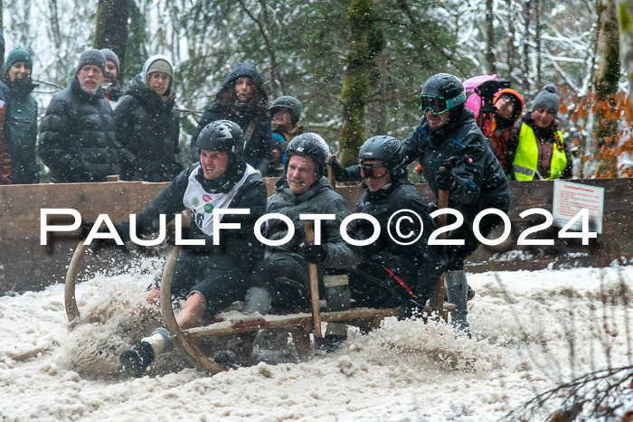 53. Hornschlittenrennen Partenkirchen, 06.01.2024