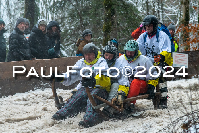 53. Hornschlittenrennen Partenkirchen, 06.01.2024