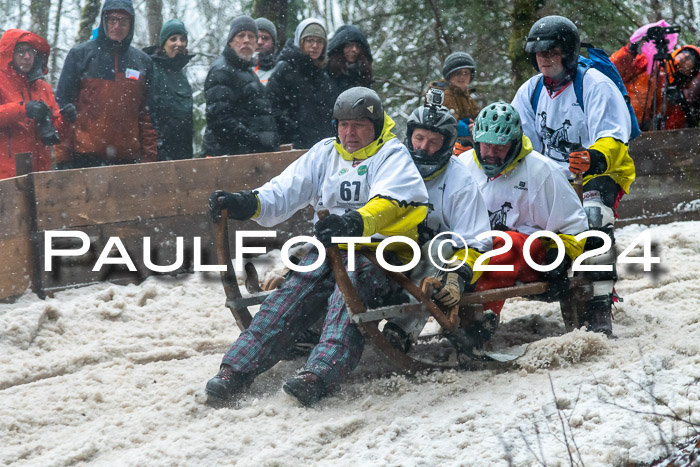 53. Hornschlittenrennen Partenkirchen, 06.01.2024