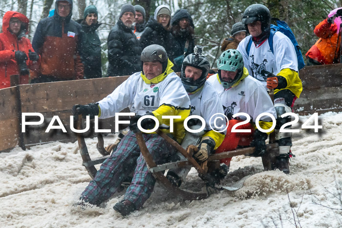 53. Hornschlittenrennen Partenkirchen, 06.01.2024