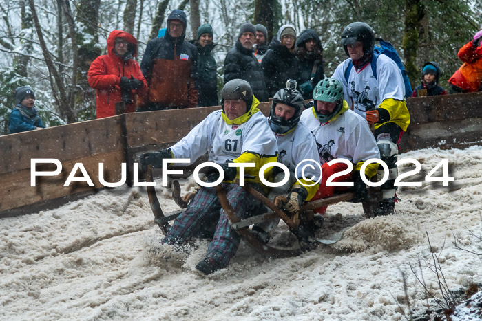 53. Hornschlittenrennen Partenkirchen, 06.01.2024