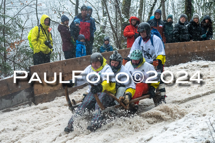 53. Hornschlittenrennen Partenkirchen, 06.01.2024