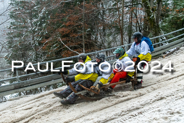53. Hornschlittenrennen Partenkirchen, 06.01.2024
