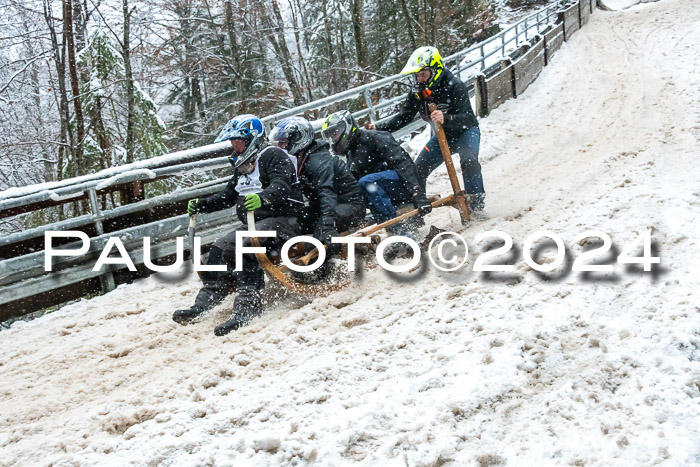53. Hornschlittenrennen Partenkirchen, 06.01.2024