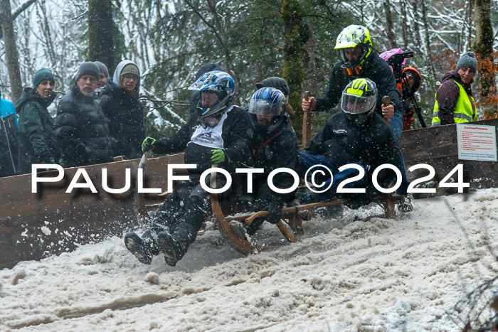 53. Hornschlittenrennen Partenkirchen, 06.01.2024