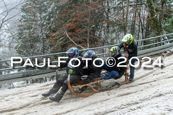 53. Hornschlittenrennen Partenkirchen, 06.01.2024