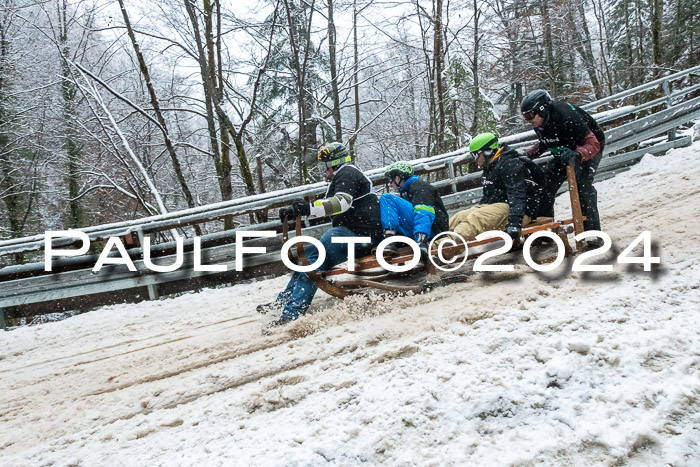 53. Hornschlittenrennen Partenkirchen, 06.01.2024