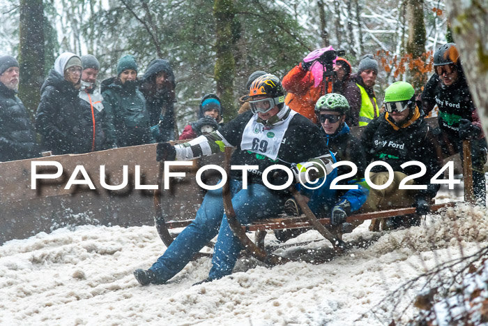 53. Hornschlittenrennen Partenkirchen, 06.01.2024