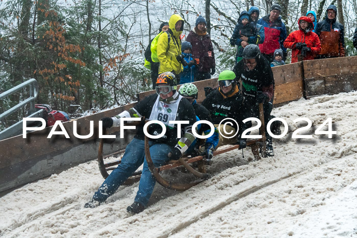 53. Hornschlittenrennen Partenkirchen, 06.01.2024