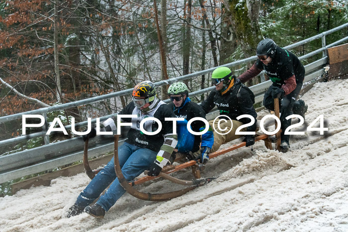 53. Hornschlittenrennen Partenkirchen, 06.01.2024