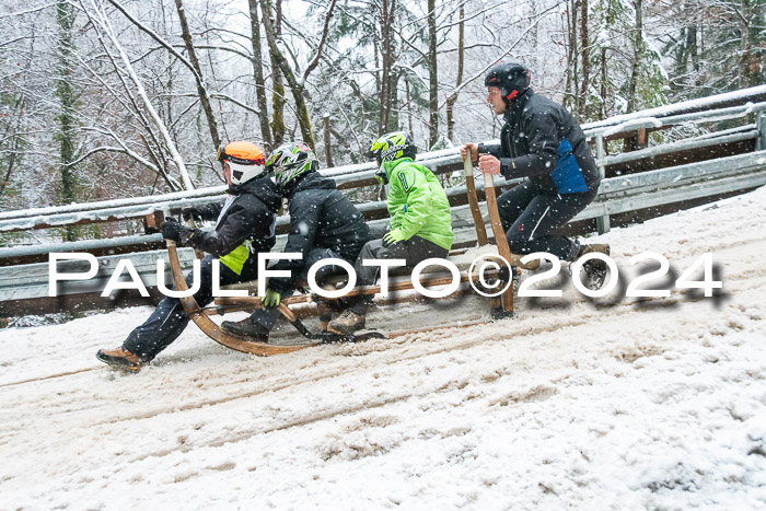 53. Hornschlittenrennen Partenkirchen, 06.01.2024