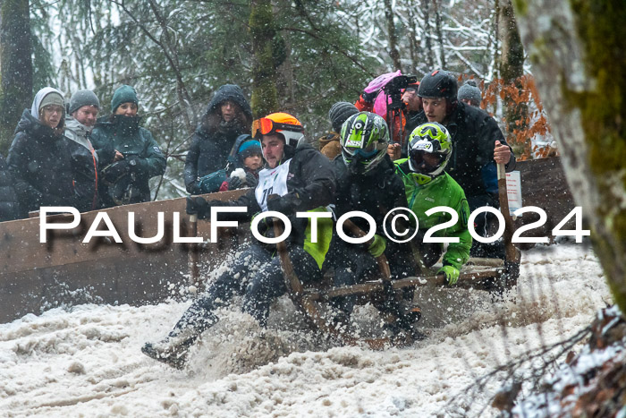 53. Hornschlittenrennen Partenkirchen, 06.01.2024