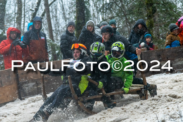 53. Hornschlittenrennen Partenkirchen, 06.01.2024