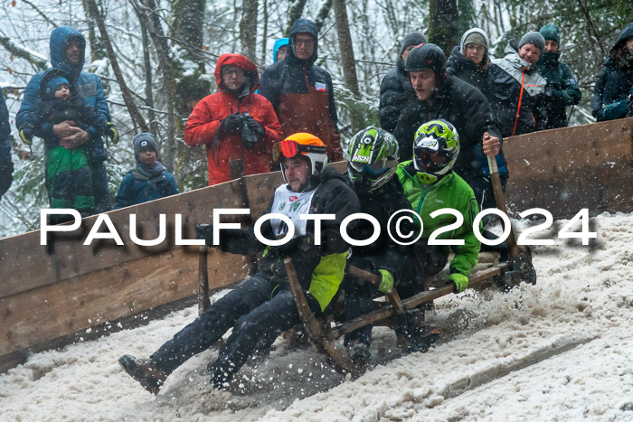 53. Hornschlittenrennen Partenkirchen, 06.01.2024