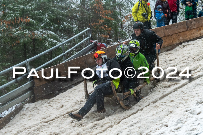 53. Hornschlittenrennen Partenkirchen, 06.01.2024