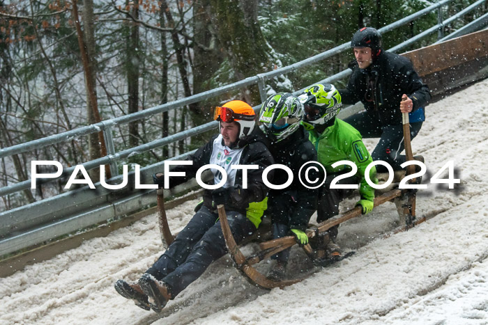 53. Hornschlittenrennen Partenkirchen, 06.01.2024