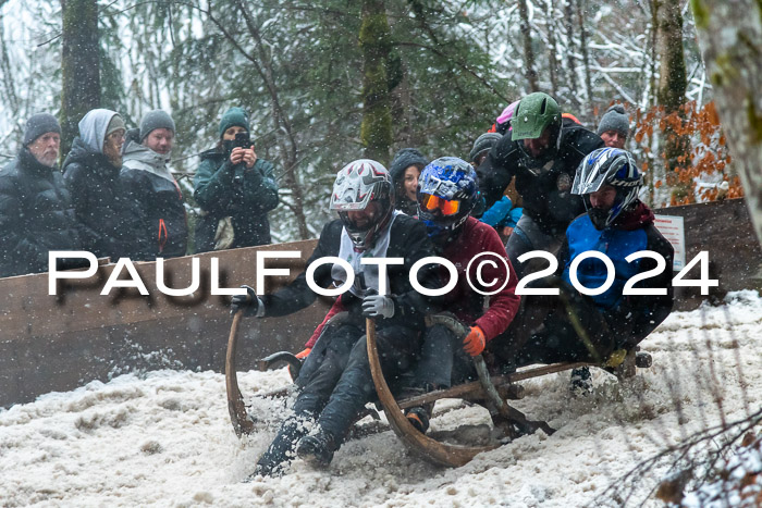 53. Hornschlittenrennen Partenkirchen, 06.01.2024