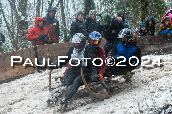 53. Hornschlittenrennen Partenkirchen, 06.01.2024